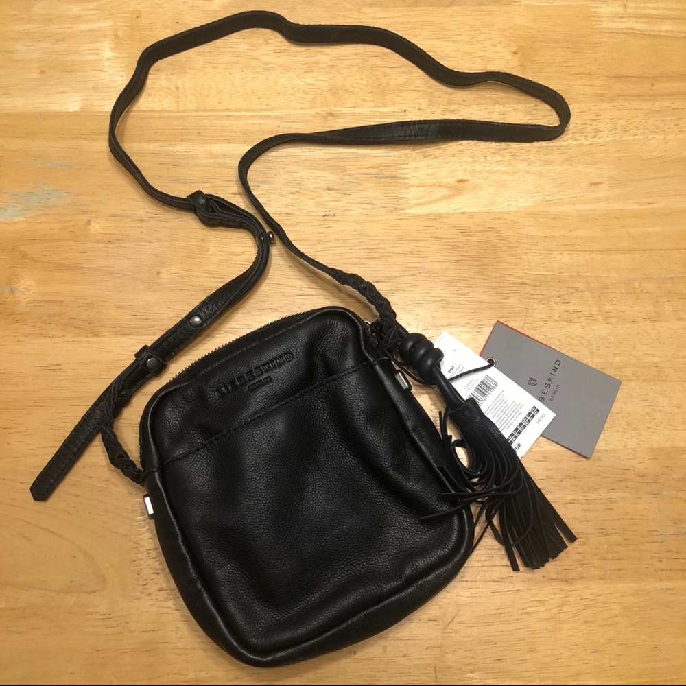 Liebeskind Berlin Black Leather Crossbody Purse